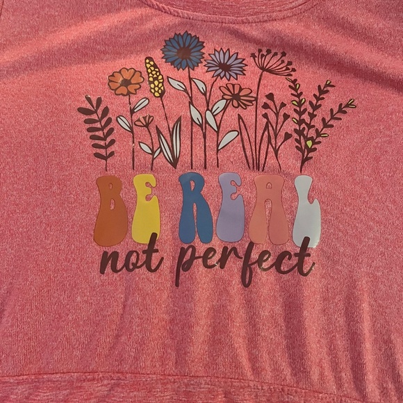 Cuddl Duds XL Peach Shirt So Soft! Be Real Not Perfect - Picture 10 of 11